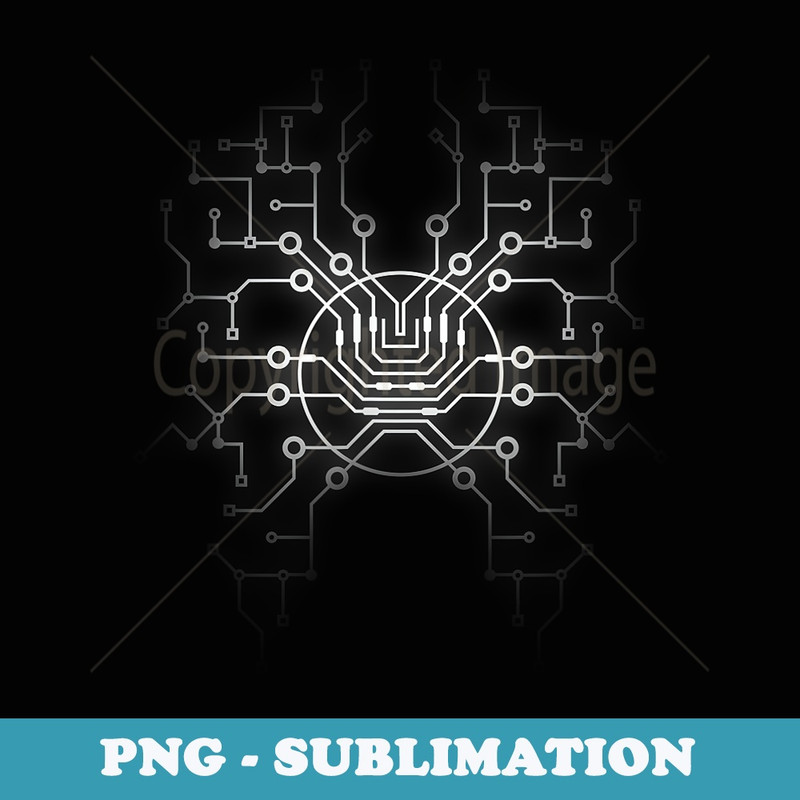 Electrical Board Engineer CPU Data Circuit Computer Nerd - Trendy Sublimation Digital Download