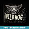 Pretty Wild Hog Animal Costume - Creative Sublimation PNG Download