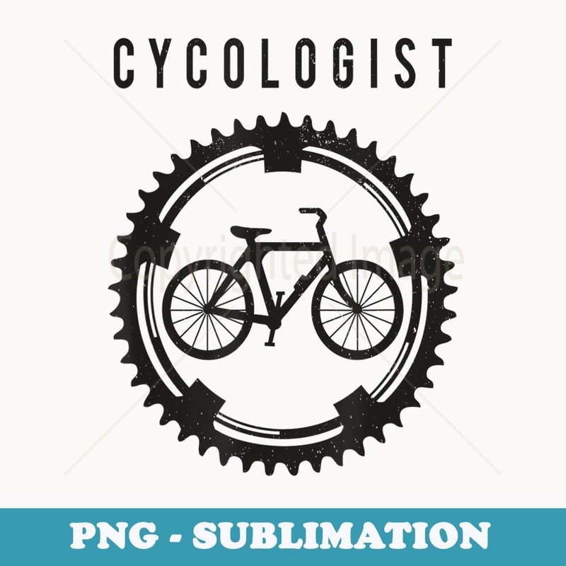 Bicycle for Bike Therapy Cycologist - Trendy Sublimation Digital Download