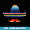 Cinco De Mayo Serape Blanket Inspired Sombrero Mustache - Premium Sublimation Digital Download