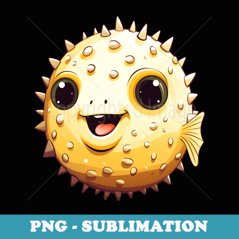 Cute Blowfish Easy Halloween Puffer Fish Costume Pufferfish - Special Edition Sublimation PNG File