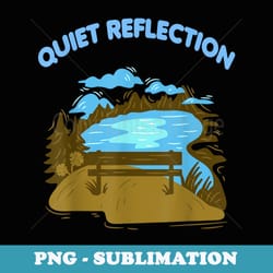 pond lake fishing chic retro kayaking water river adventure - png transparent sublimation design