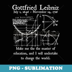 nerdy vintage leibniz master of education math teacher - vintage sublimation png download