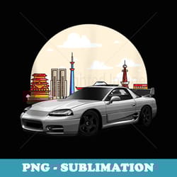jdm 3000gt car tuning drift japan tokio - decorative sublimation png file