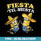 Despicable Me Minions Fiesta Till Siesta Sombrero Portrait - Instant PNG Sublimation Download