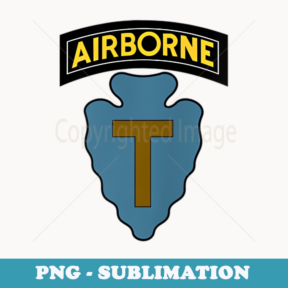 36th Infantry Division Patch - 36th ID Airborne Tab - Artistic Sublimation Digital File