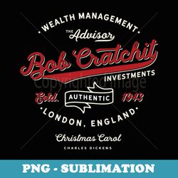 christmas carol, bob cratchit, scrooge & marley, holiday - elegant sublimation png download