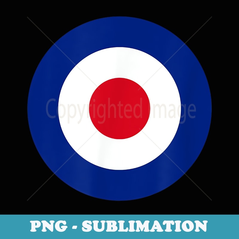 RAF - Royal Air Force roundels D 1947 s - Retro PNG Sublimation Digital Download