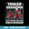 Triker Grandma Like A Normal Grandma Only Cooler - Retro PNG Sublimation Digital Download