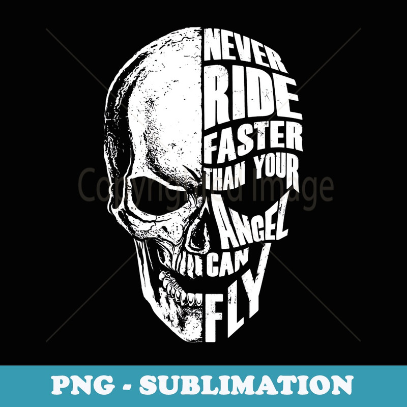 Motorcycle Skull Design for Men - Professional Sublimation Digital Download