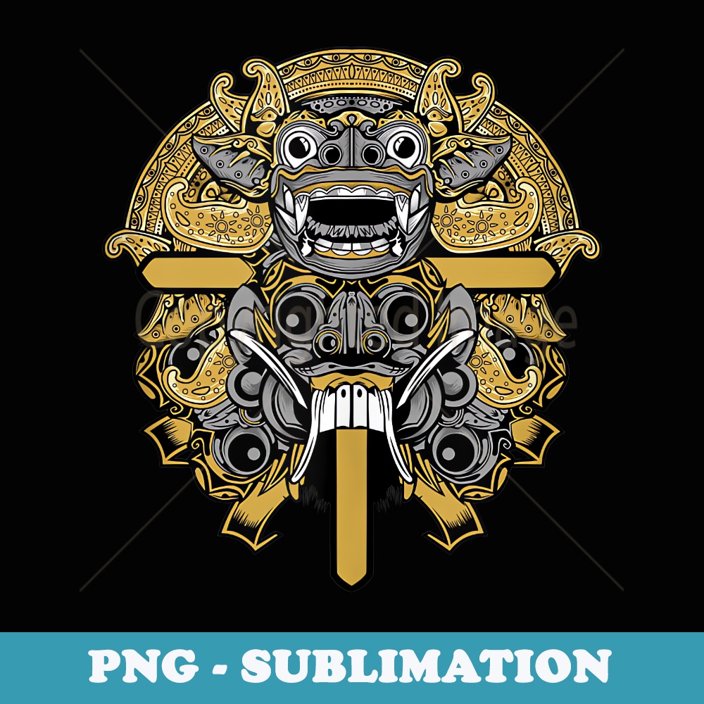 Spiritual Barong Rangda Balinese Hindus - Exclusive Sublimation Digital File