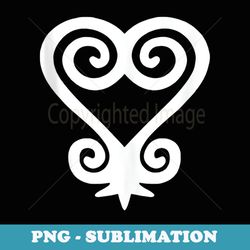 sankofa african adinkra symbol black ghana - premium png sublimation file