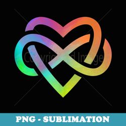 polyamory infinity heart symbol neverending love lgbt - signature sublimation png file
