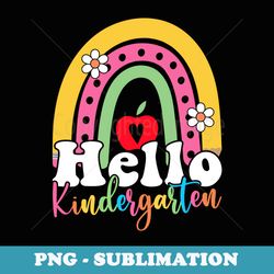 hello kindergarten back to school teachers boys - premium sublimation digital download