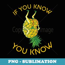upside down pineapple funny adult humor raunchy man - instant png sublimation download