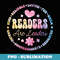 Readers Are Leaders Reading Teacher  Book Lovers - Modern Sublimation PNG File