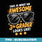 3rd Grade Awesome Third Grader Looks Like Back to School - PNG Transparent Sublimation File