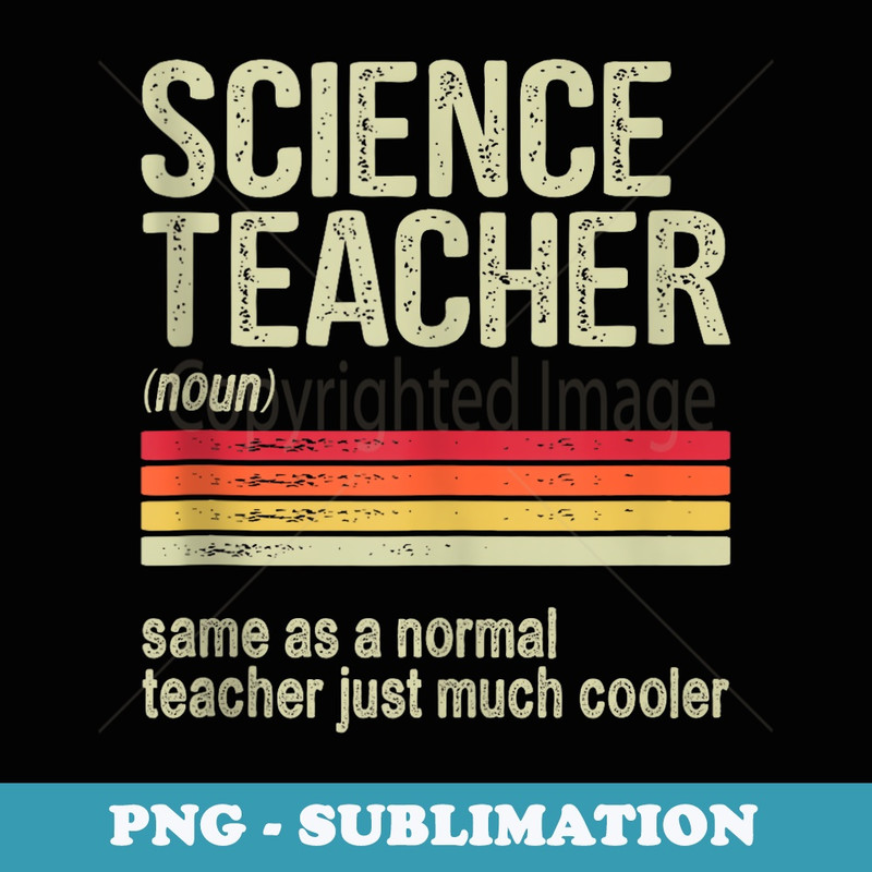 Vintage Science Teacher Back To School Funny Science Teacher - Creative Sublimation PNG Download