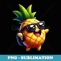 pineapple wearing a sunglasses funny pineapple outfit - png sublimation digital download