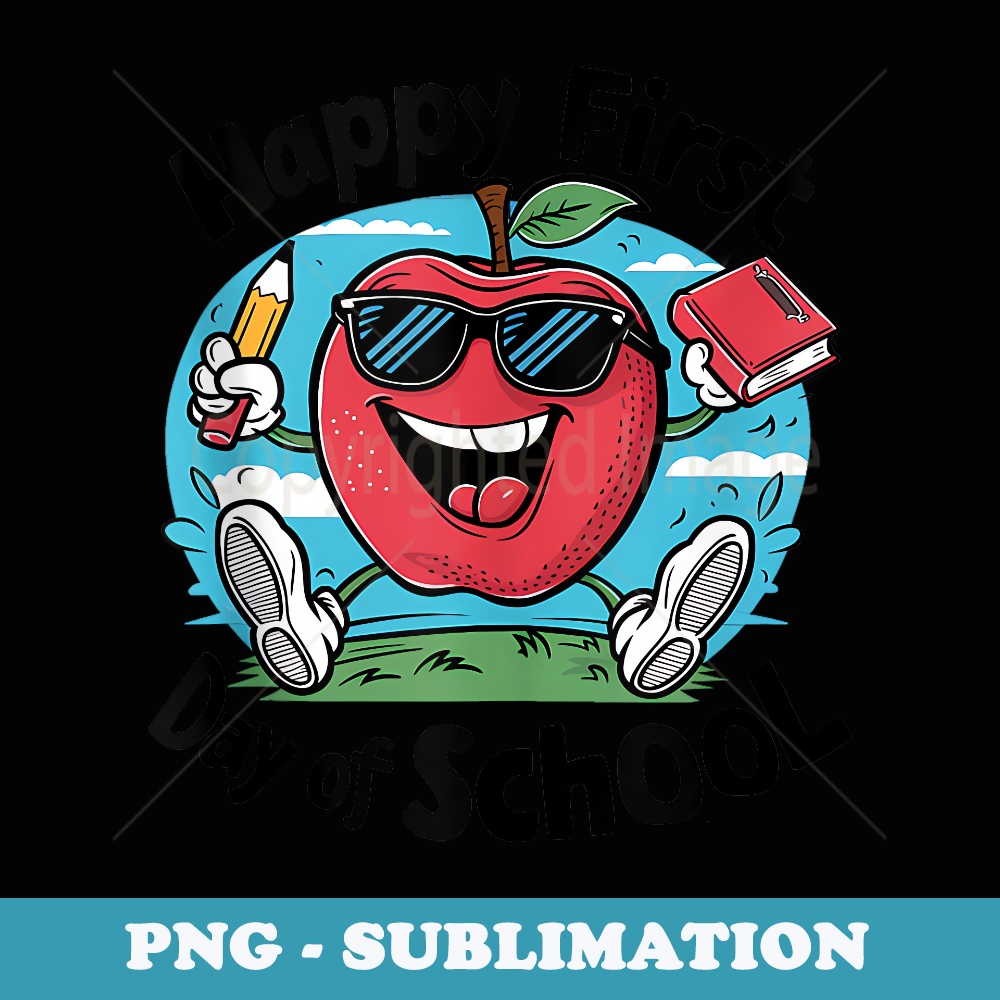 Happy First Day Of School Back To School 2024 Teacher - Professional Sublimation Digital Download