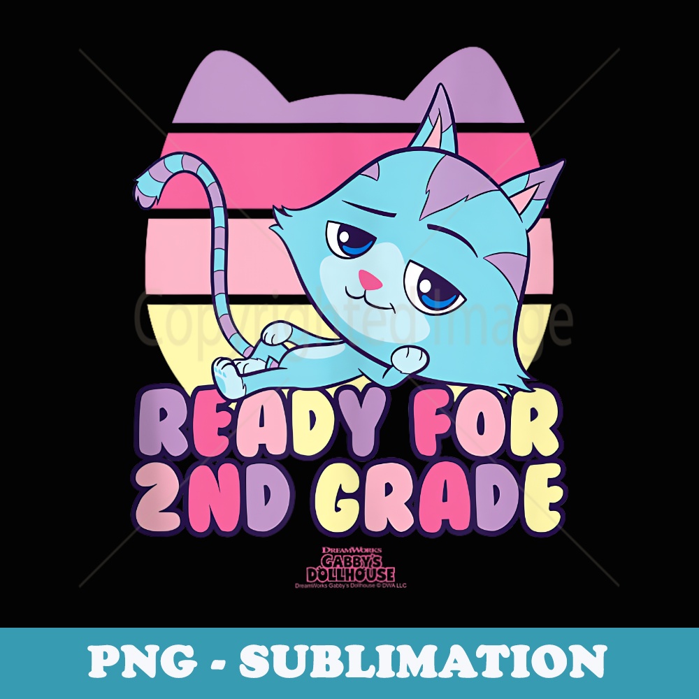 DreamWorks Gabbyu2019s Dollhouse Ready For 2nd Grade CatRat - PNG Sublimation Digital Download