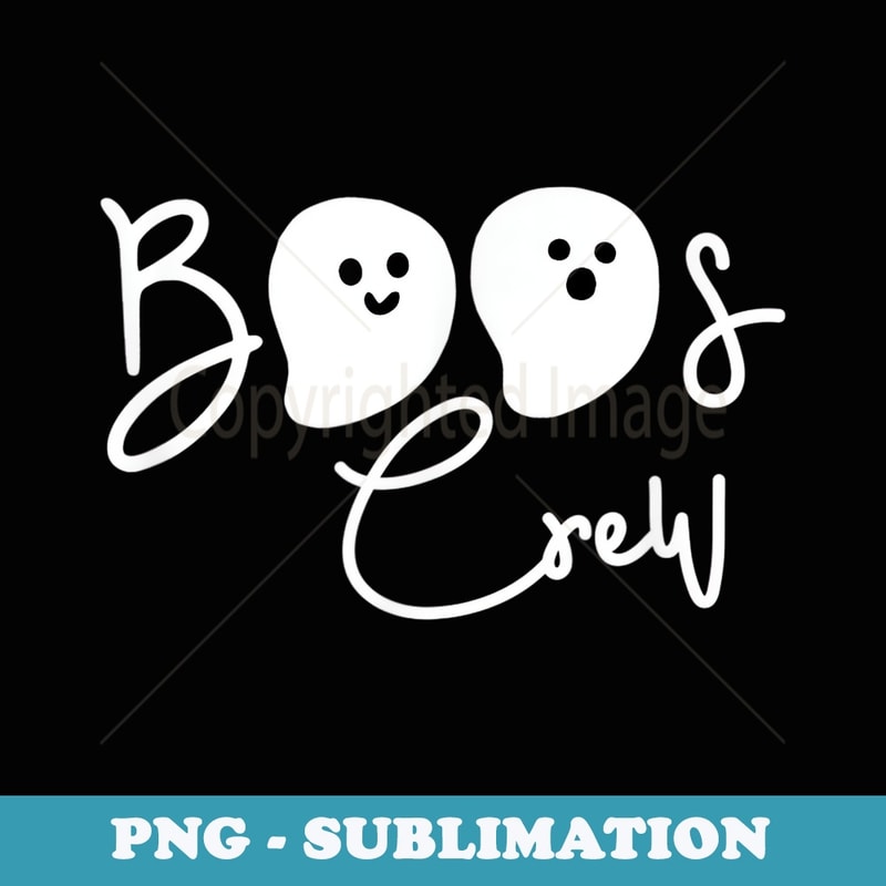 Boos Crew Halloween Squad Matching Group Halloween s - PNG Transparent Sublimation Design