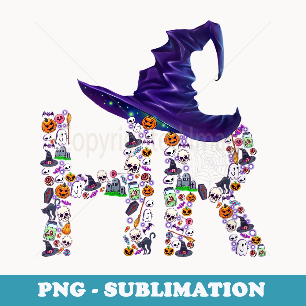 s Funny HR Witch Human Resources Pumpkin Halloween Costume - Vintage Sublimation PNG Download