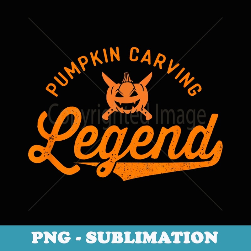 Funny Adult Jack O Lantern Pumpkin Carving Legend Halloween - Elegant Sublimation PNG Download