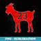 Vintage Distressed GOAT 23 - Decorative Sublimation PNG File