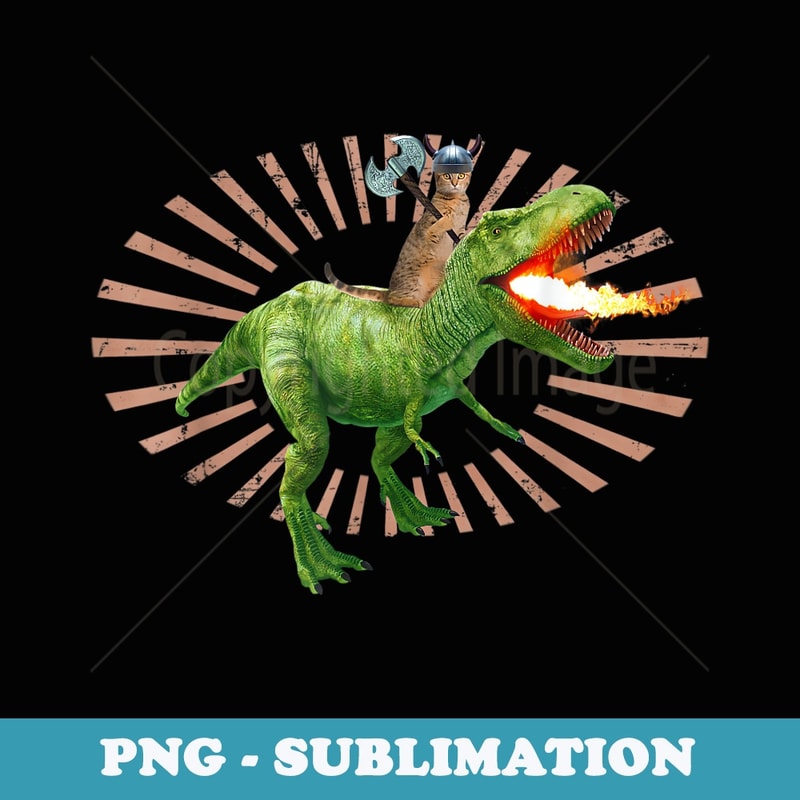 Funny Rex with Battle Cat - Special Edition Sublimation PNG File
