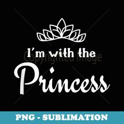 im with the princess parents halloween costume security - png transparent sublimation design