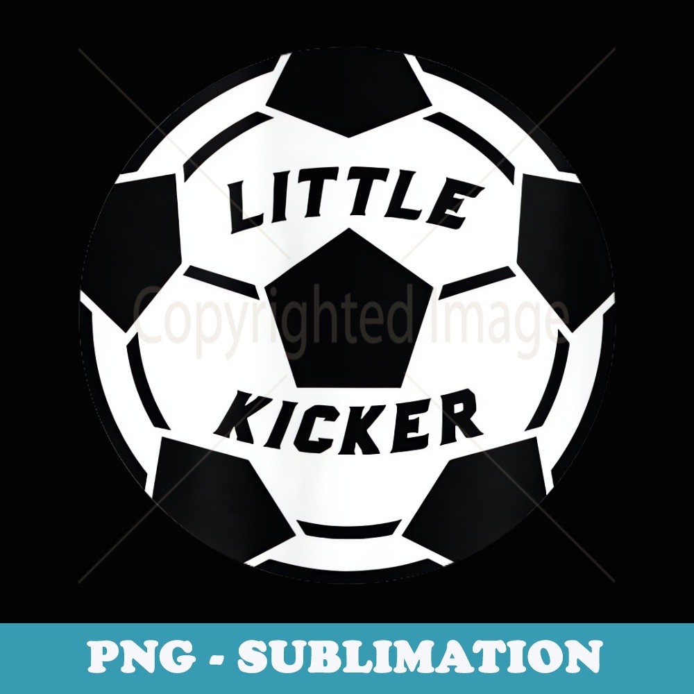 Soccer Pregnancy for Mom To Be - Little Kicker - PNG Transparent Sublimation File