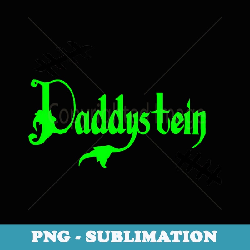 Daddystein Dad Daddy Frankenstein Couples Halloween - Trendy Sublimation Digital Download