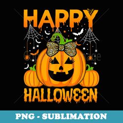 trick or treat halloween pumpkin happy halloween girls - exclusive sublimation digital file