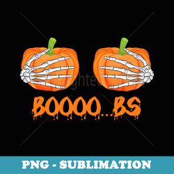 pumpkin boobs skeleton hands funny halloween costume - artistic sublimation digital file