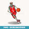 Halloween Skeleton Costume For Basketball Lovers - Modern Sublimation PNG File