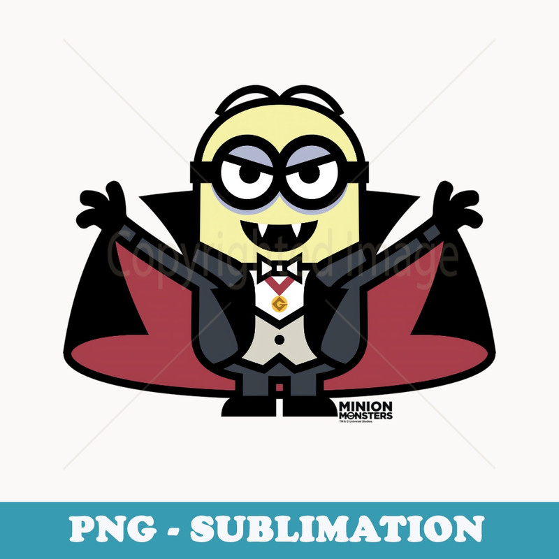 Despicable Me Dracula Halloween Monster - Sublimation PNG File
