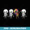 Autism Awareness Skeleton Dabbing - Sublimation Digital Download
