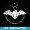 s Protect Our Nocturnal Polalinators Bat with Moon Halloween - Trendy Sublimation Digital Download