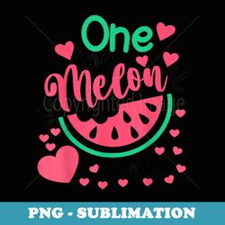 one in a melon grandma birthday matching group - signature sublimation png file