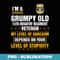 Grumpy Old 15th Infantry Regiment Veteran Soldier Funny Xmas - Instant Sublimation Digital Download