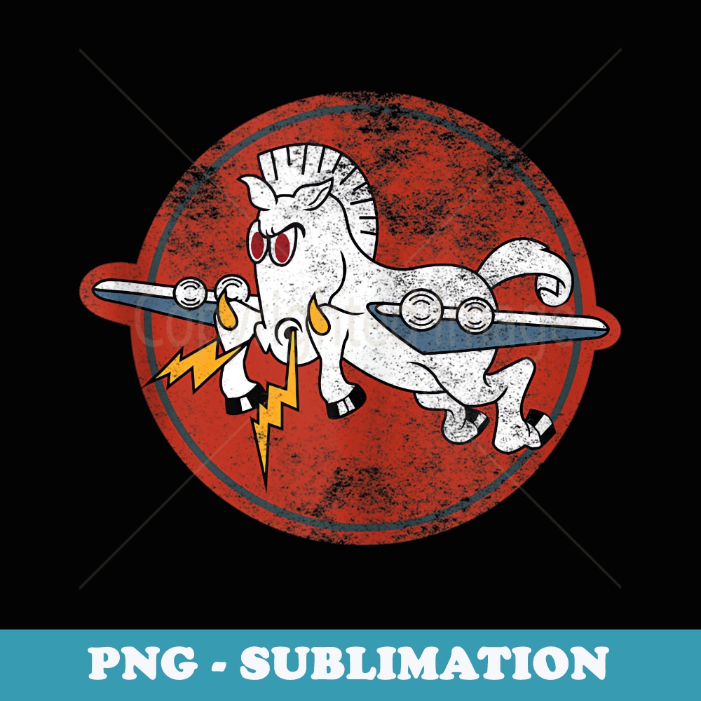 WW2 532nd Bomb Training Squadron Bomber Patch Horse Military - PNG Transparent Sublimation Design