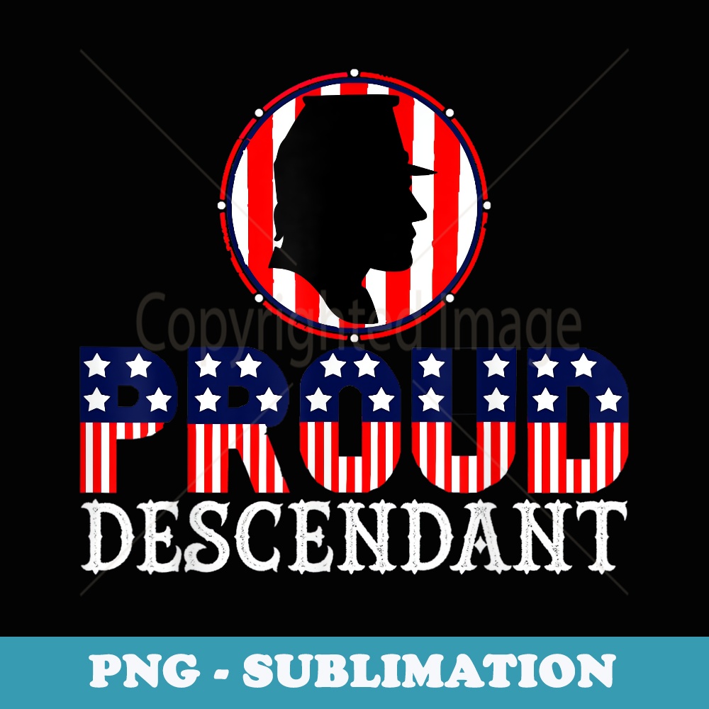 Proud Civil War Veteran Descendant - Exclusive PNG Sublimation Download