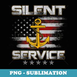 us submarine veteran silent service submariner american flag - png transparent sublimation design