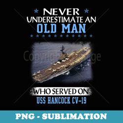uss hancock cv-19 veterans day father day - stylish sublimation digital download