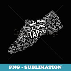 funny tap dance shoe dancing cute dancer - vintage sublimation png download