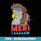 meri-caaaaaw - Eagle Mullet 4th Of July USA American Flag - Sublimation PNG File