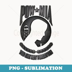 s powmia carbon onyx american flag - premium png sublimation file