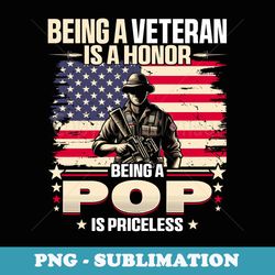 veteran pop grandpa usa flag 4th of july - decorative sublimation png file
