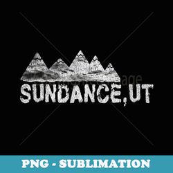 trendy grunge sundance ut mountains ski town - png sublimation digital download